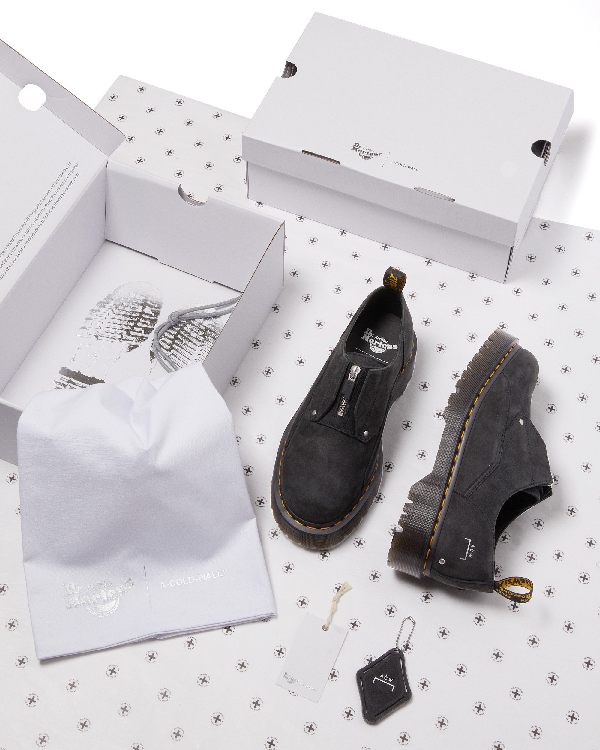 A-Cold-Wall* x Dr. Martens – 1461 BEX Low Black - Shoes - Black - Image 6
