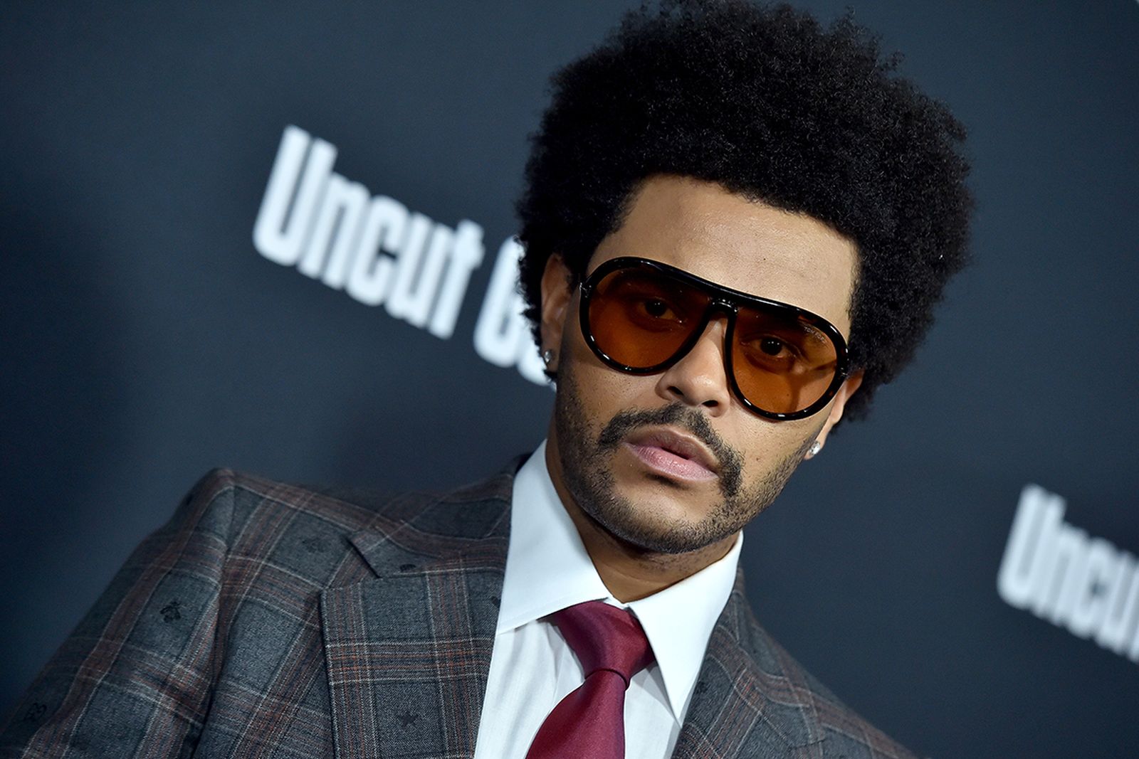 The Weeknd attends the premiere of A24's "Uncut Gems"