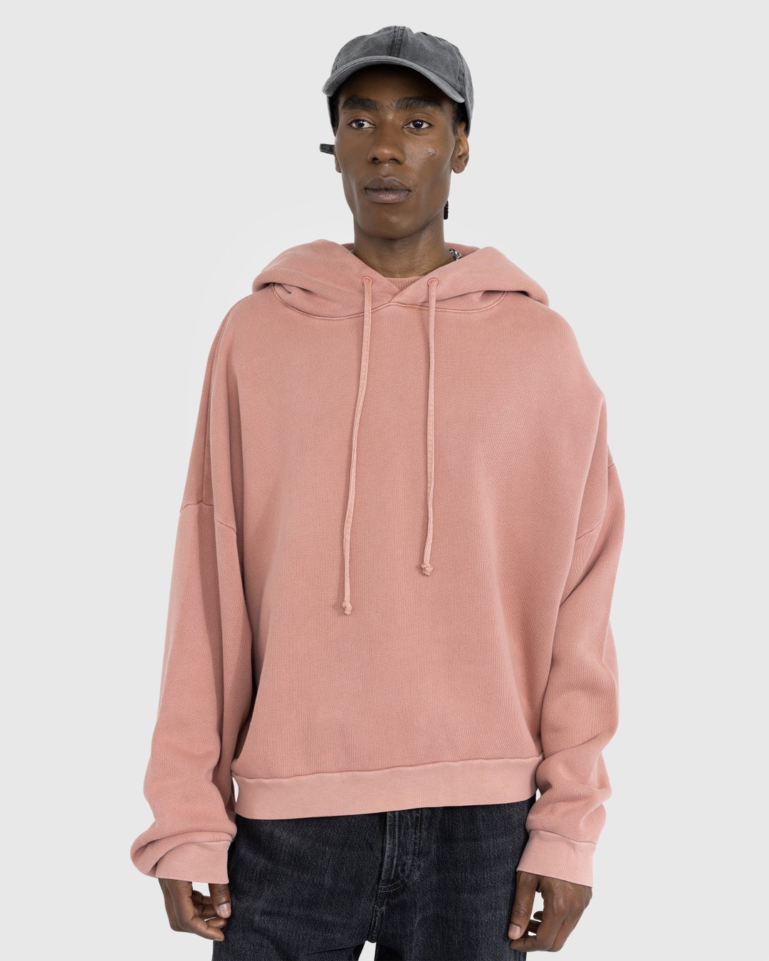 Acne Studios – Hooded Sweatshirt Vintage Pink - Hoodies - Pink - Image 2