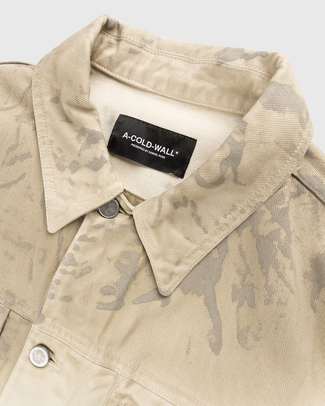 A-Cold-Wall* – Corrosion Western Jacket Bone - Outerwear - White - Image 3