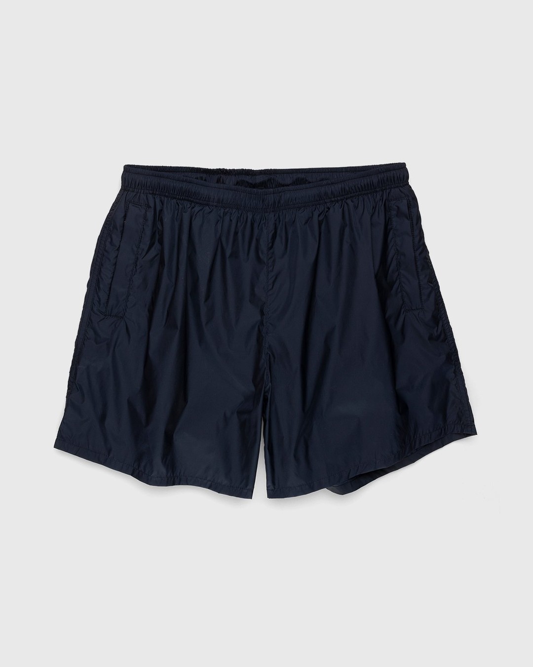 Our Legacy – Drape Tech Trunks Dark Navy - Shorts - Blue - Image 1