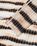 Jean Paul Gaultier – High Neck Longsleeve Printed Stripe Top Ecru/Brown - Longsleeves - Beige - Image 6