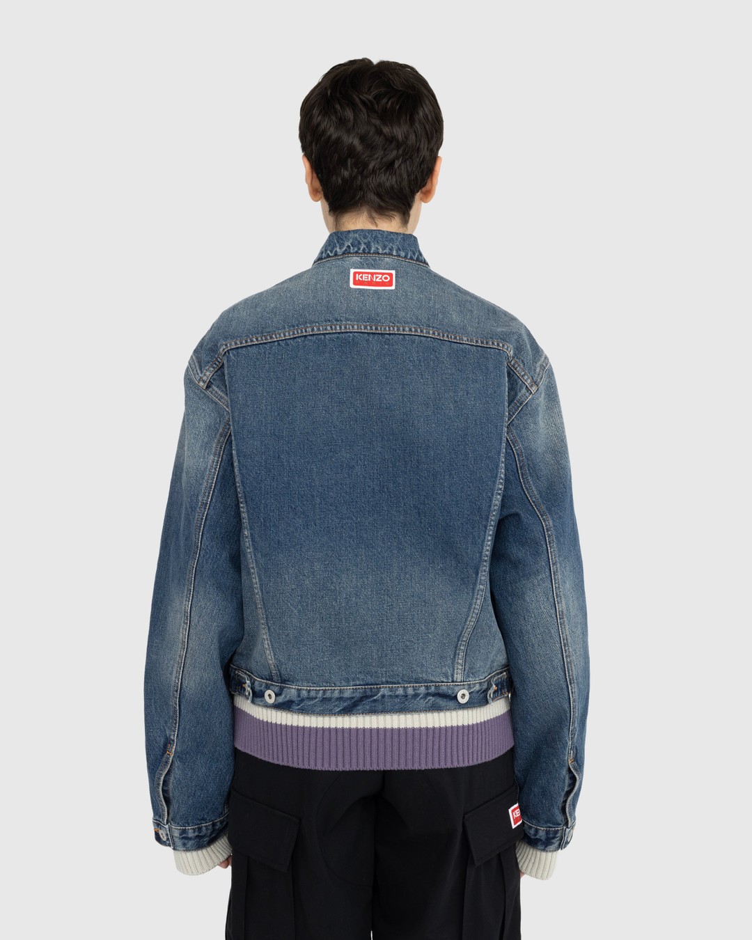 Kenzo – Denim Trucker Jacket - Outerwear - Blue - Image 4