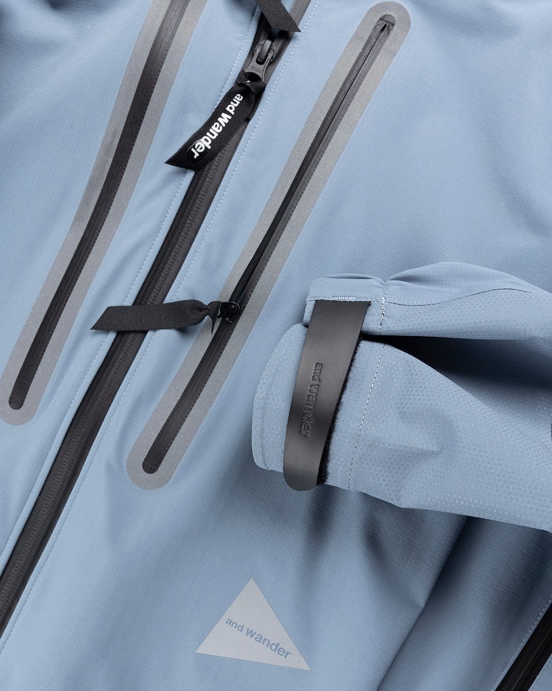 And Wander – Pertex Shield Rain Jacket Blue - Outerwear - Blue - Image 5