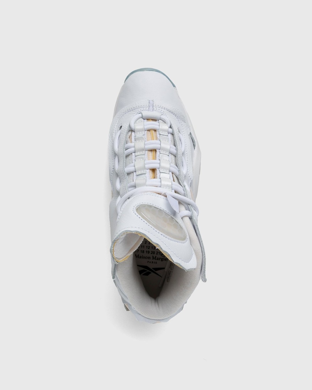Reebok x Maison Margiela – Question Mid Memory Of White - High Top Sneakers - White - Image 5