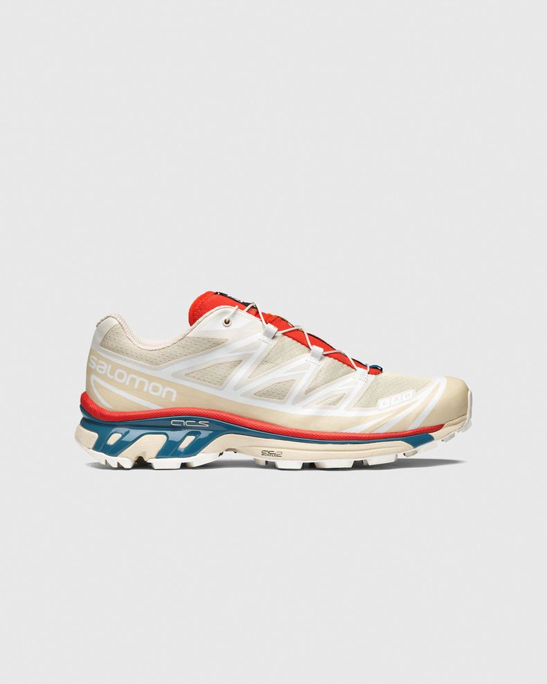 XT-6 Almond Milk/Bleached Sand/Aurora Red