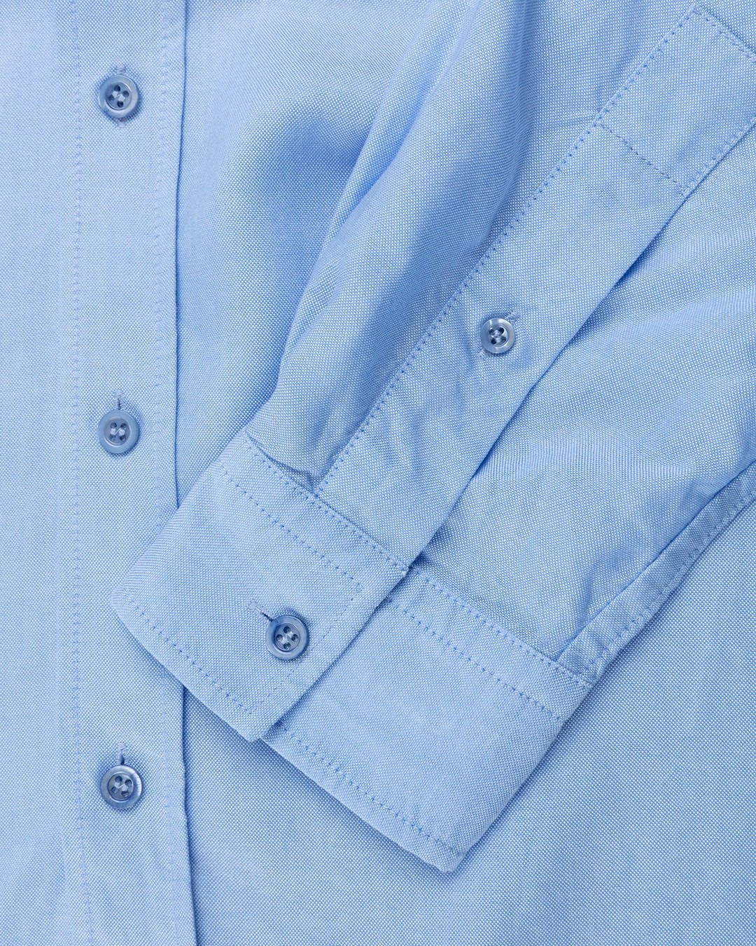 Acne Studios – Classic Monogram Button-Up Shirt Light Blue