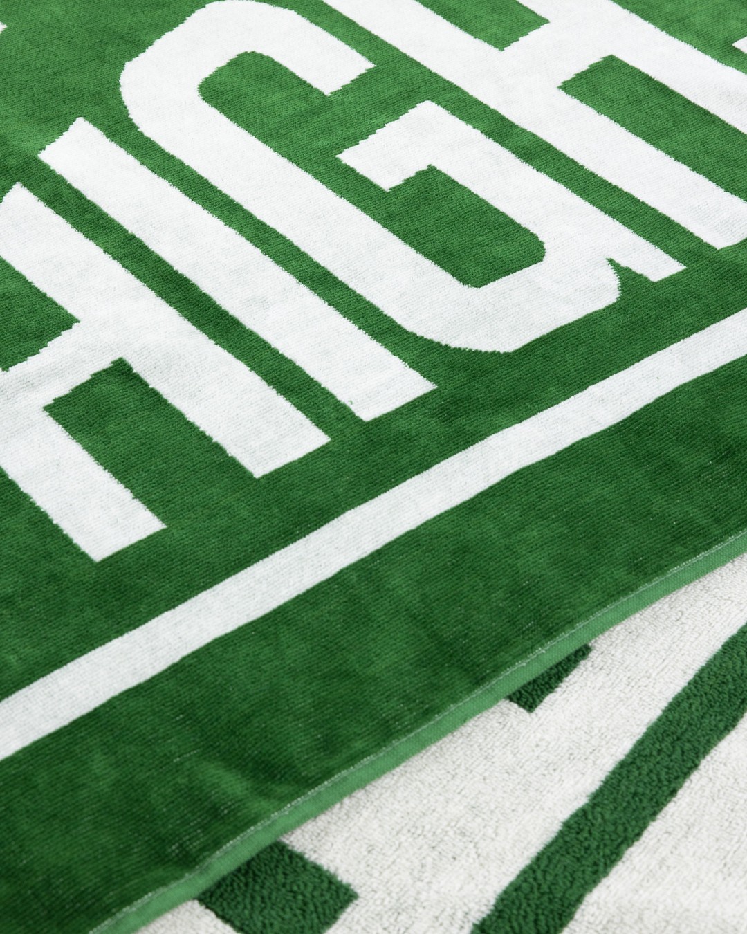 Vilebrequin x Highsnobiety – Logo Towel Sand - Towels - Green - Image 3