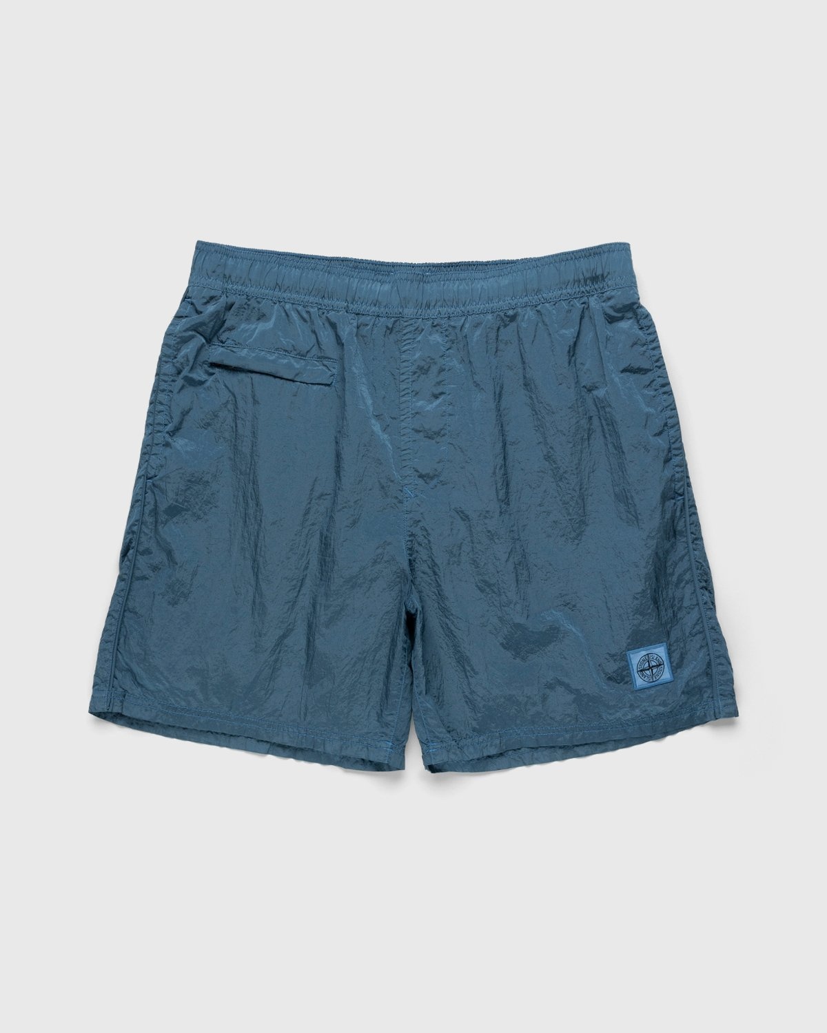 Stone Island – B0243 Nylon Metal Swim Shorts Mid Blue - Shorts - Blue - Image 1