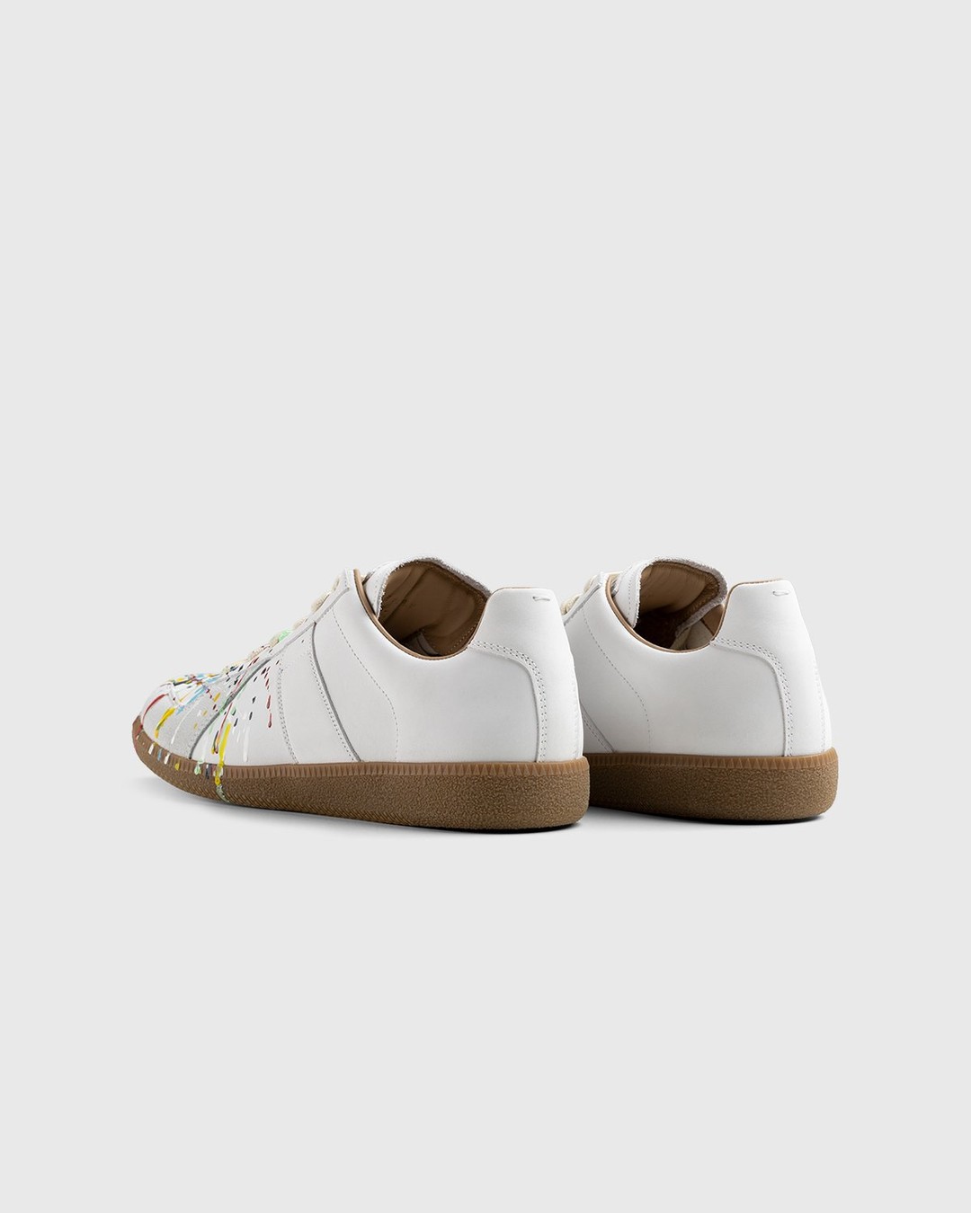 Maison Margiela – Replica Paint Drop Sneakers White - Sneakers - White - Image 3