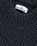 Stone Island – Waffle Knit Sweater Melange Charcoal - Knitwear - Grey - Image 6