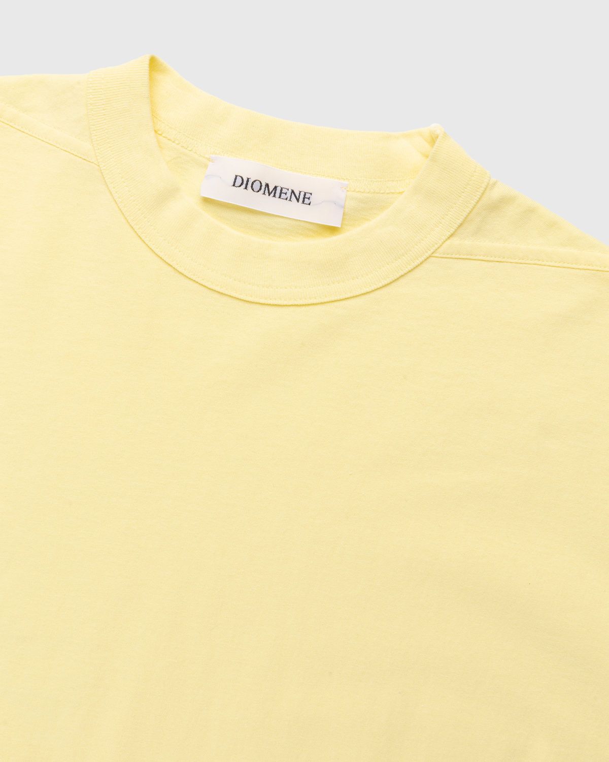 Diomene by Damir Doma – Cotton Crewneck T-Shirt Lemonade - Tops - Yellow - Image 4