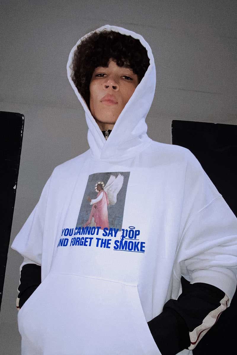 Palm angels pop smoke hoodie sale