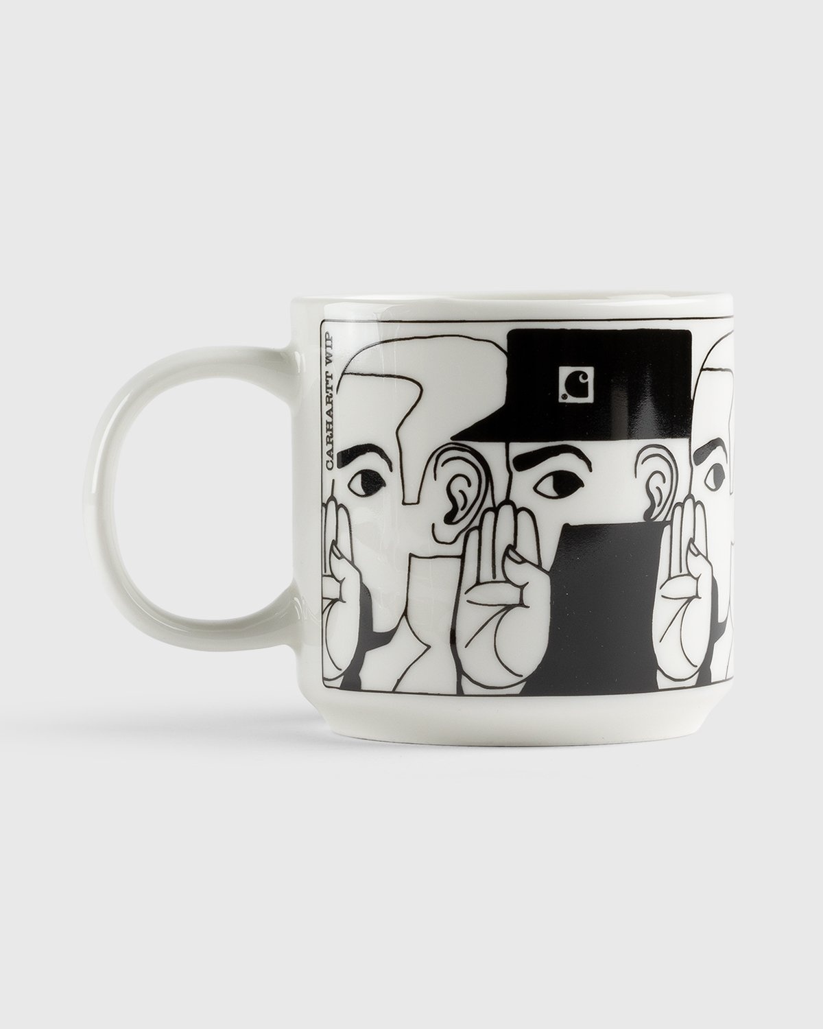 Carhartt WIP – Whisper Mug White Black - Ceramics - White - Image 1