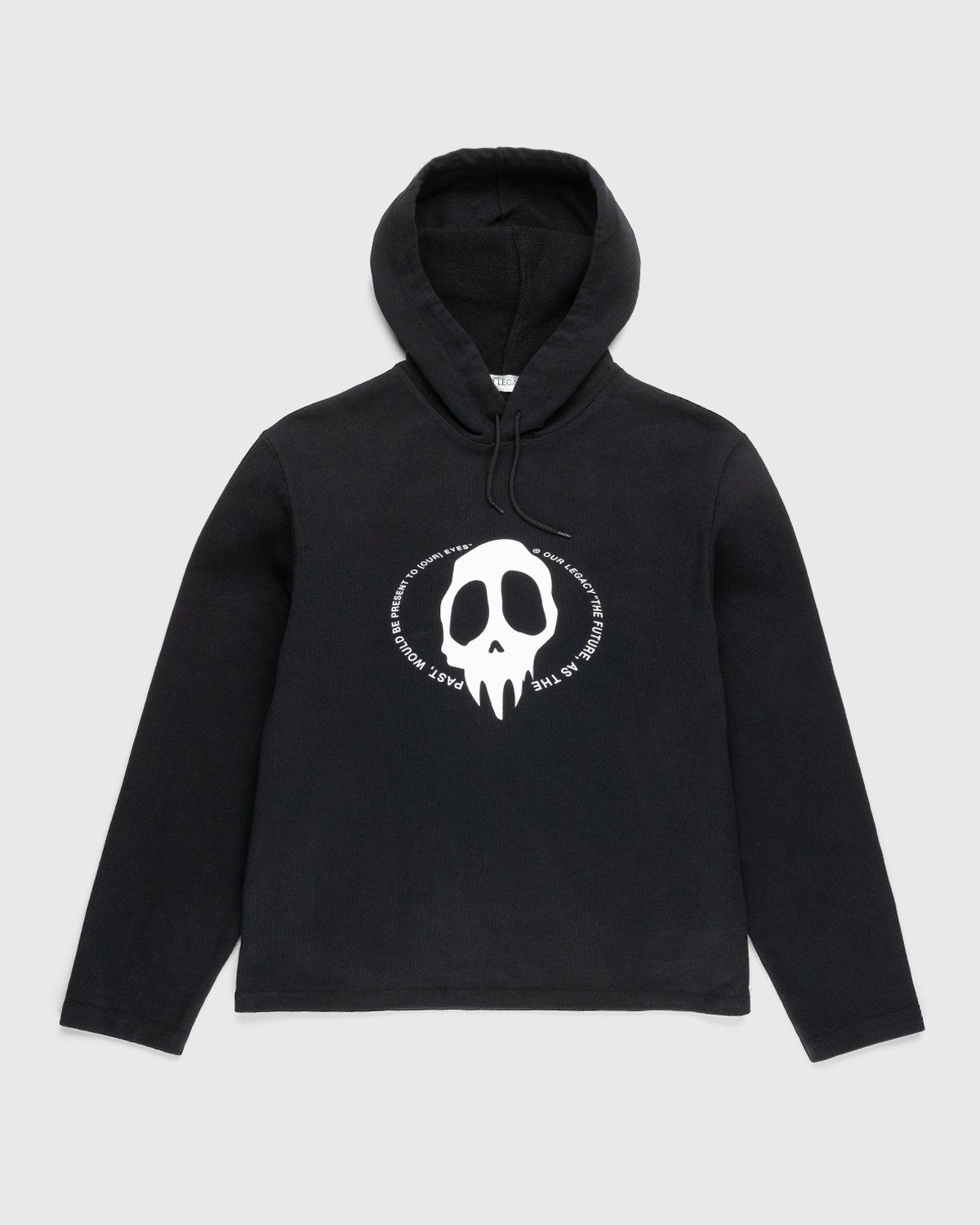 Our Legacy – Maverick Skull Loose Hoodie Black | Highsnobiety Shop