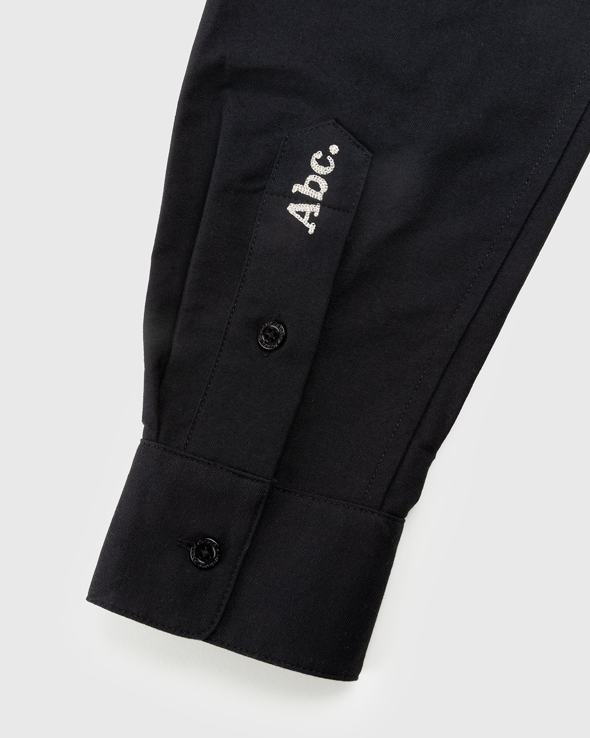 Abc. – Oxford Woven Shirt Anthracite - Shirts - Black - Image 3