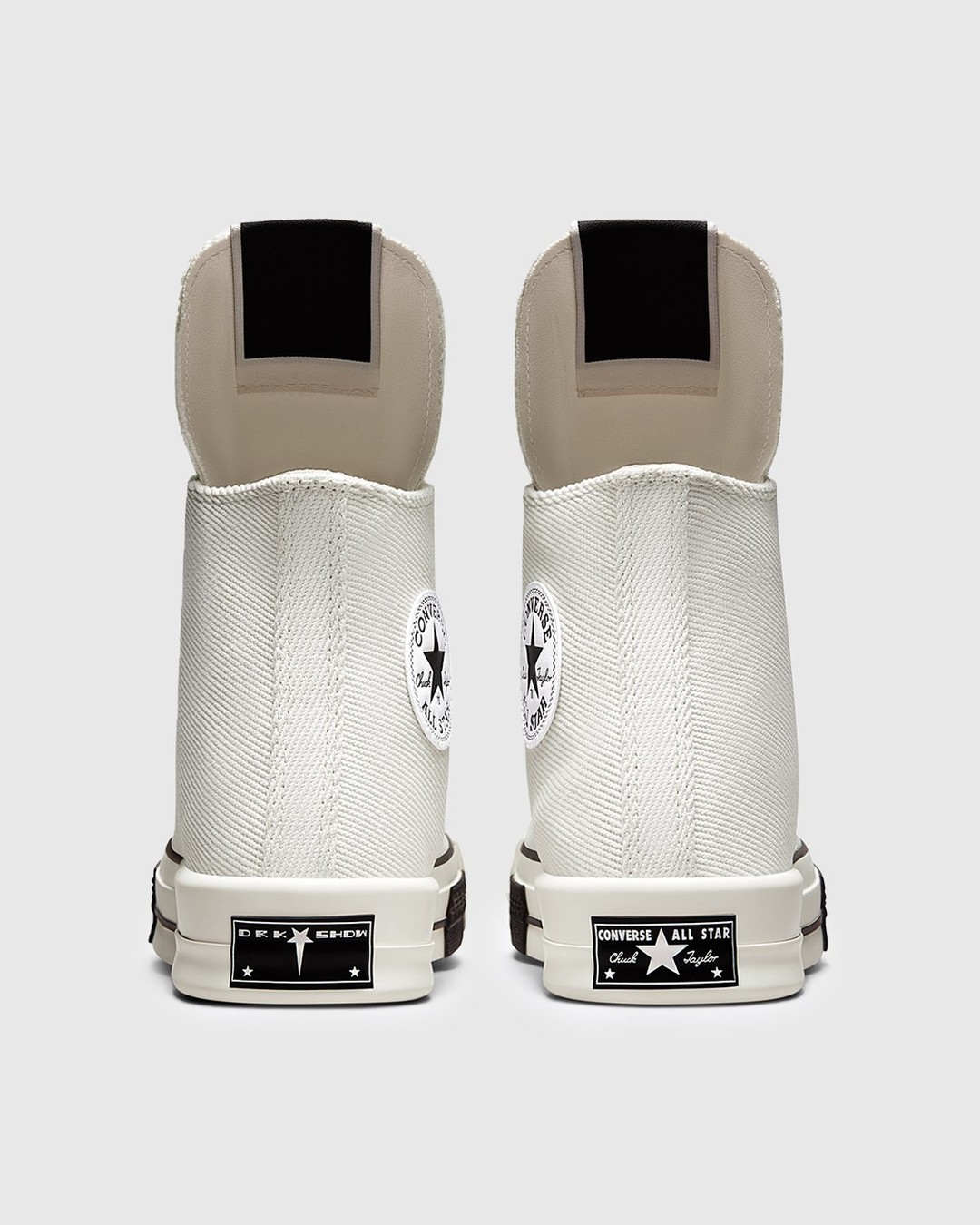 Converse x Rick Owens – DRKSTAR Chuck 70 High Lily White Egret Black - Sneakers - White - Image 6