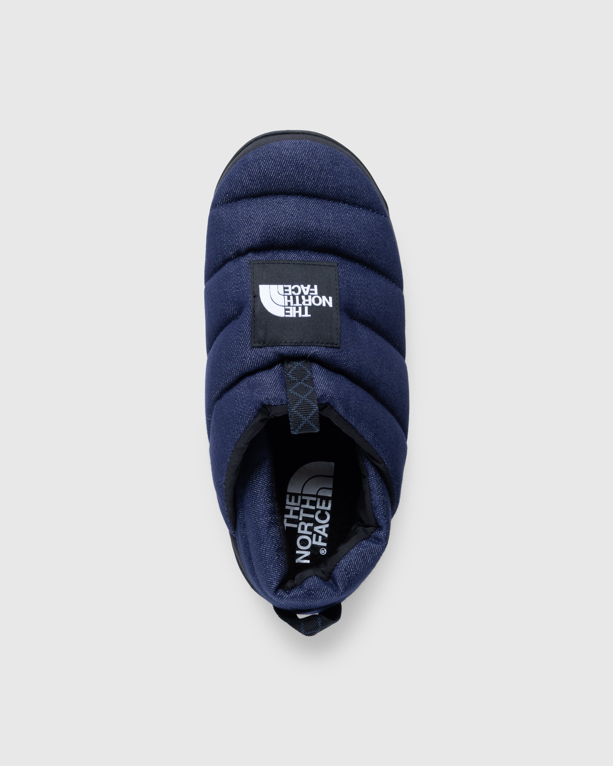 North face slippers 2025 blue