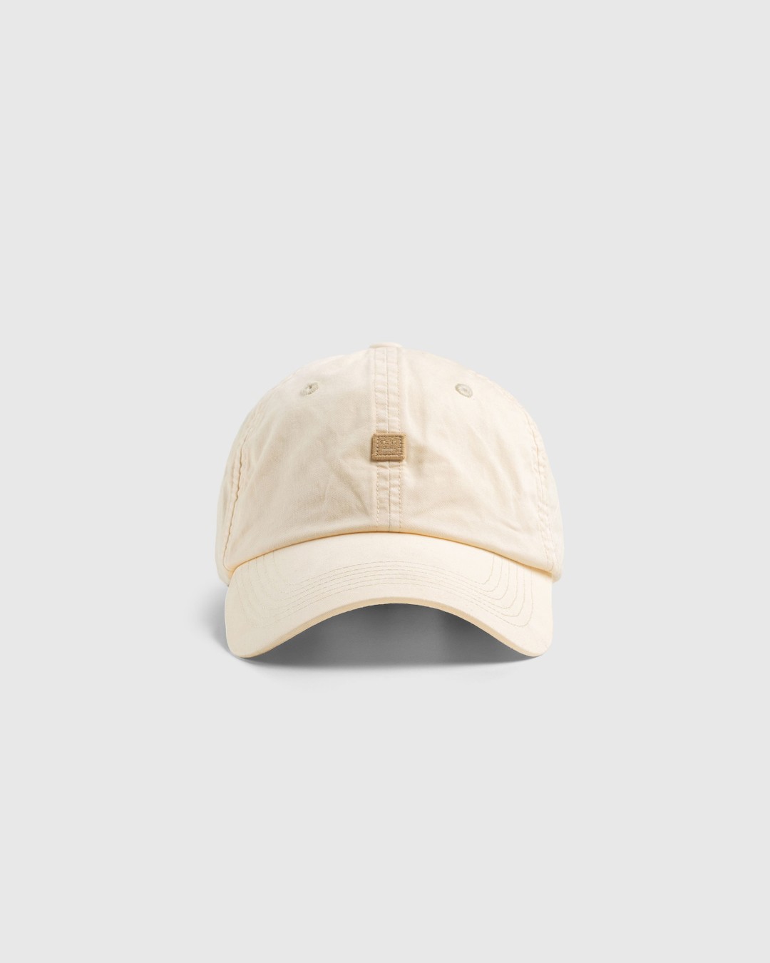 Acne Studios – Face Patch Baseball Cap Beige - Hats - Beige - Image 2