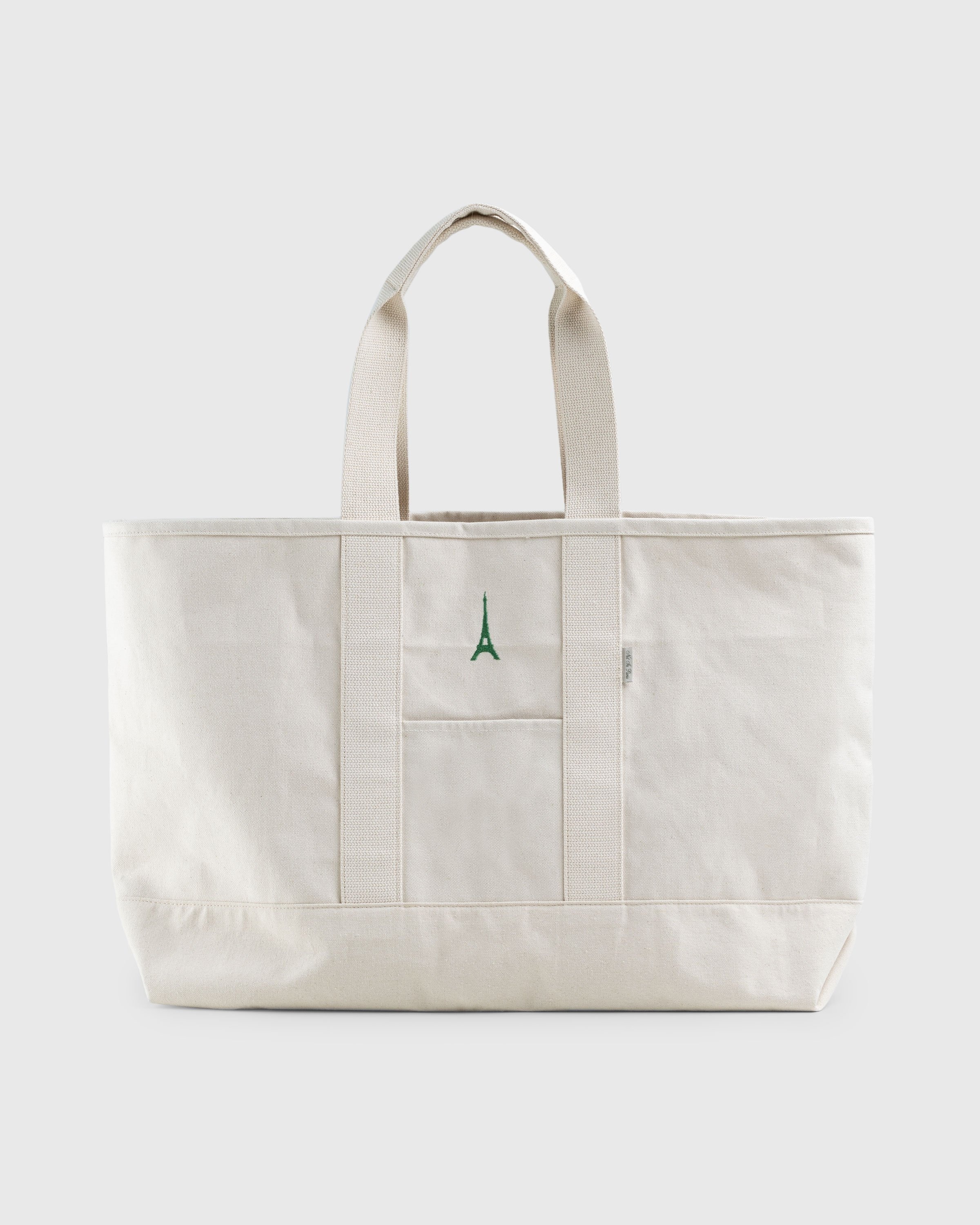Highsnobiety – Not in Paris 5 XL Canvas Tote Bag - Bags - Beige - Image 2