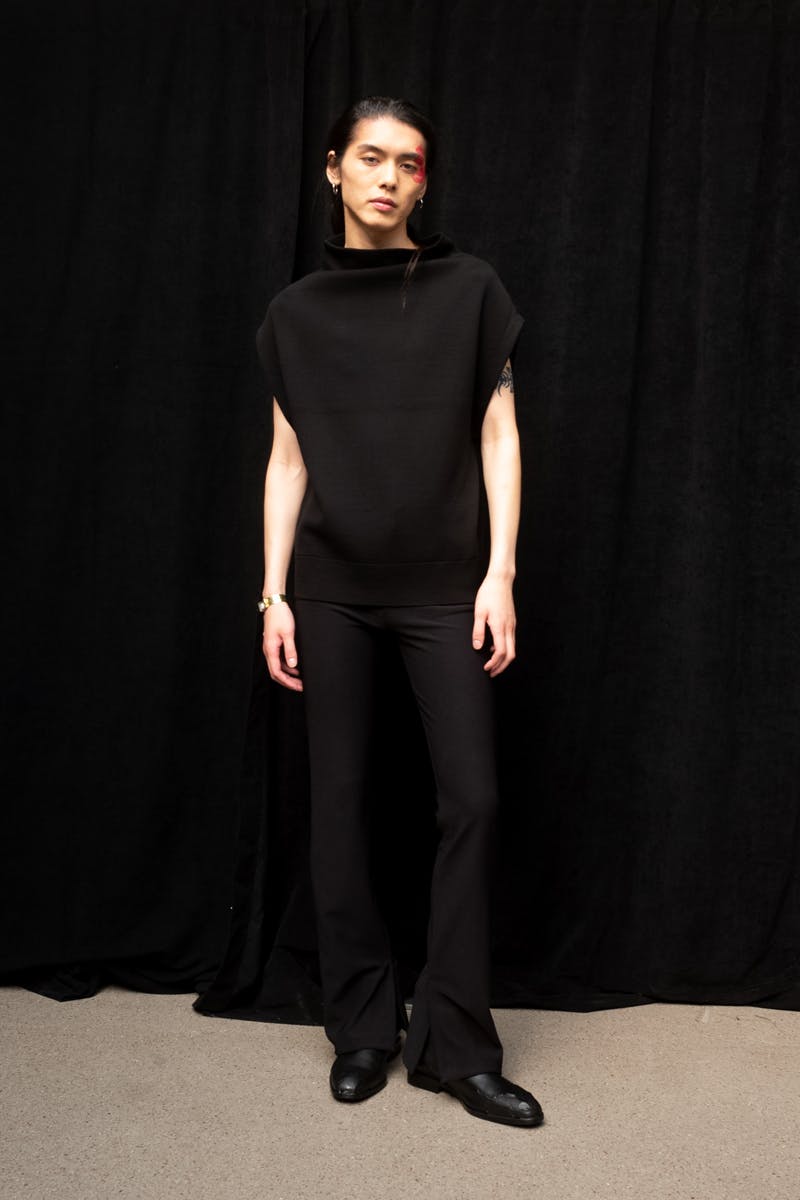MR. SATURDAY SPRING/SUMMER 2022 PRESENTATION: “AS SHE’S FIXING HER HAIR” NEW YORK FASHION WEEK BACKSTAGE