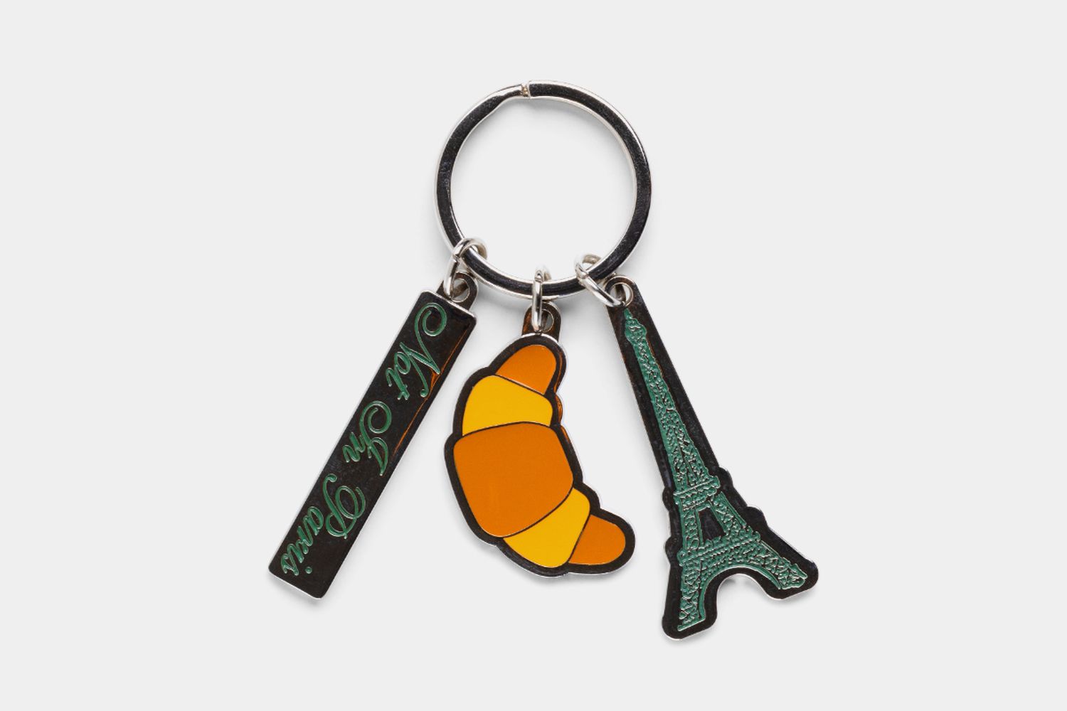 Not in Paris 5 Keychain