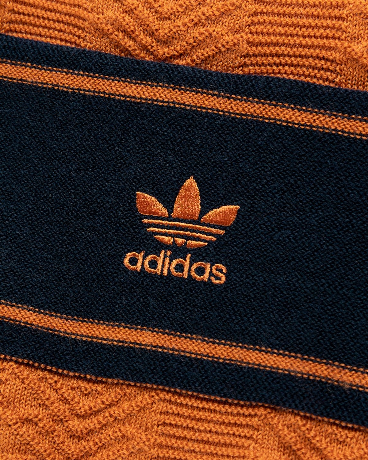 Adidas x Wales Bonner – Knit Longsleeve - V-Necks Knitwear - Orange - Image 4