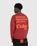 Highsnobiety x Coca-Cola Zero Sugar – Crewneck Burgundy - Knitwear - Red - Image 4