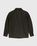 Lemaire – Convertible Collar Long Sleeve Shirt Espresso - Shirts - Brown - Image 2