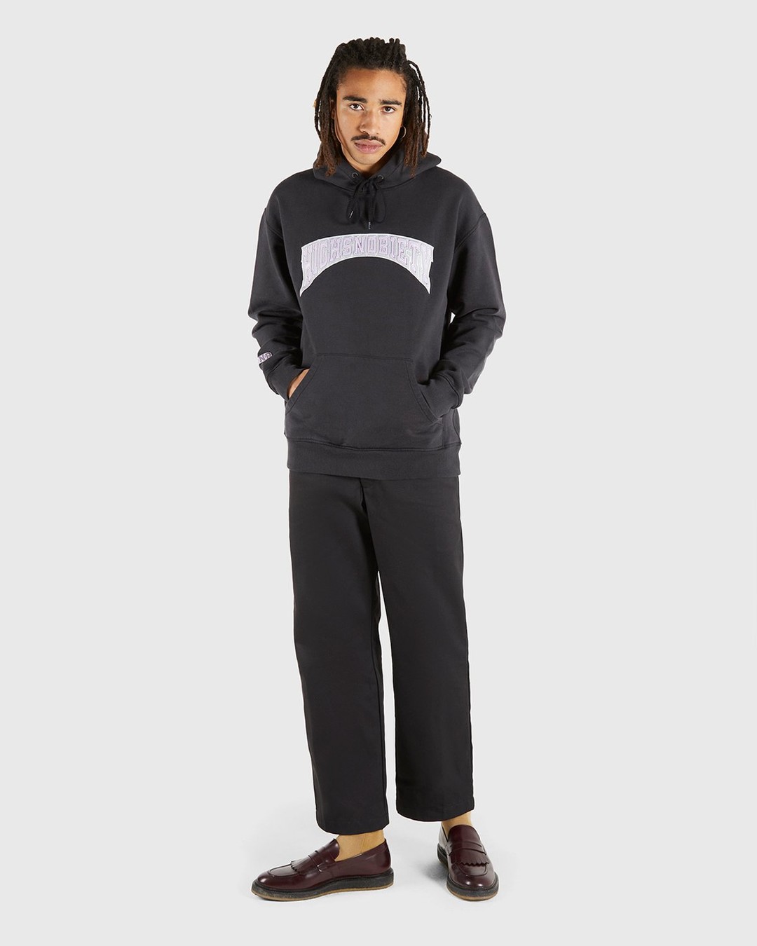 Highsnobiety – Collegiate Hoodie Black - Sweats - Black - Image 6