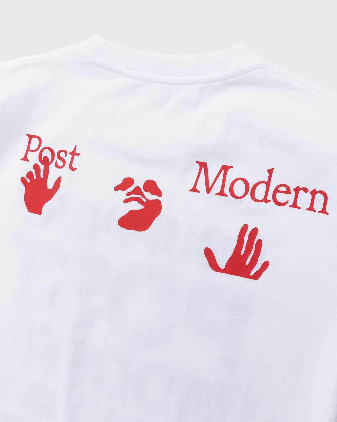 Off-White – Support Post-Modern Tee White/Red - T-shirts - White - Image 3