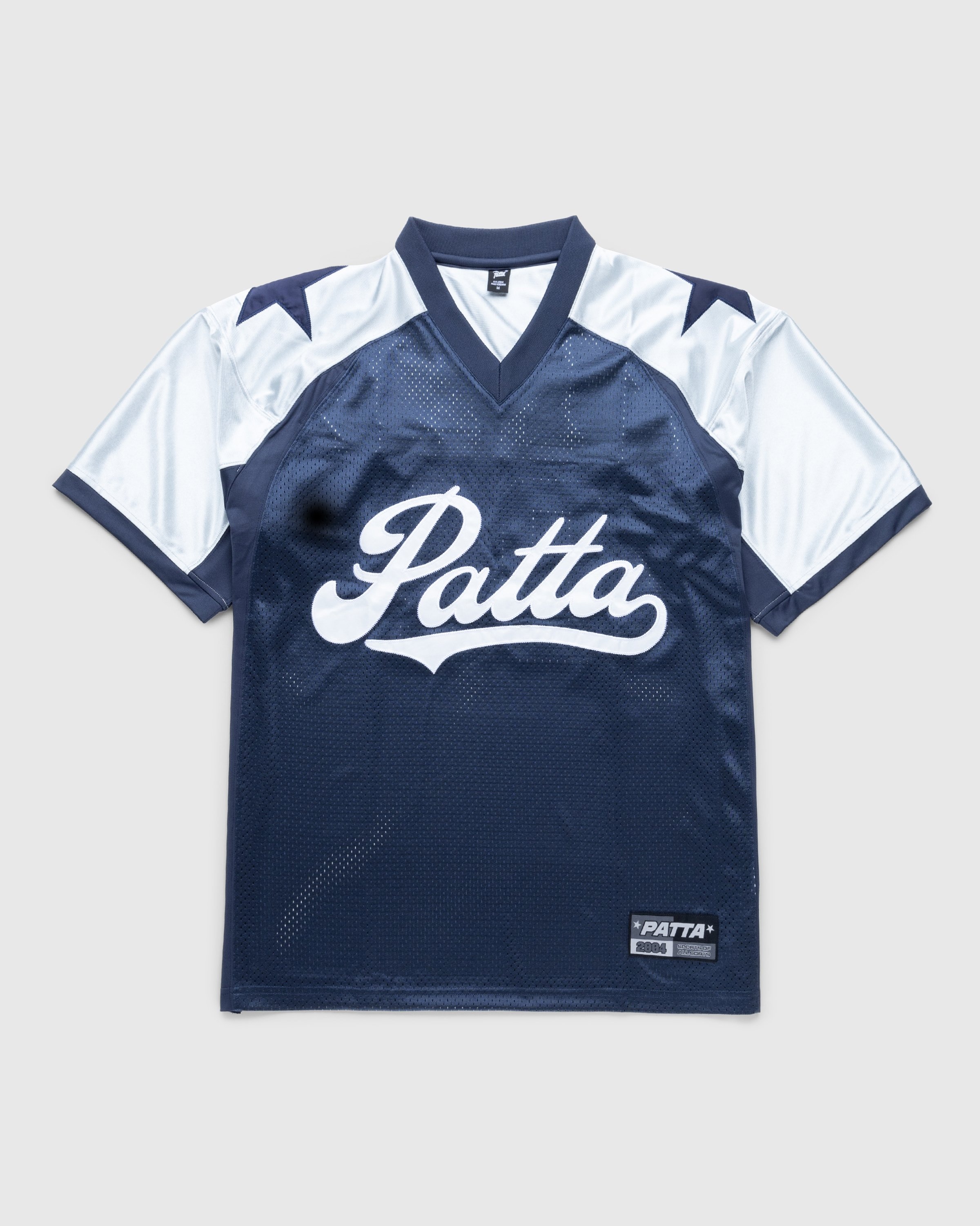 Patta – Respect Football Jersey Blue Nights/Pearl Blue