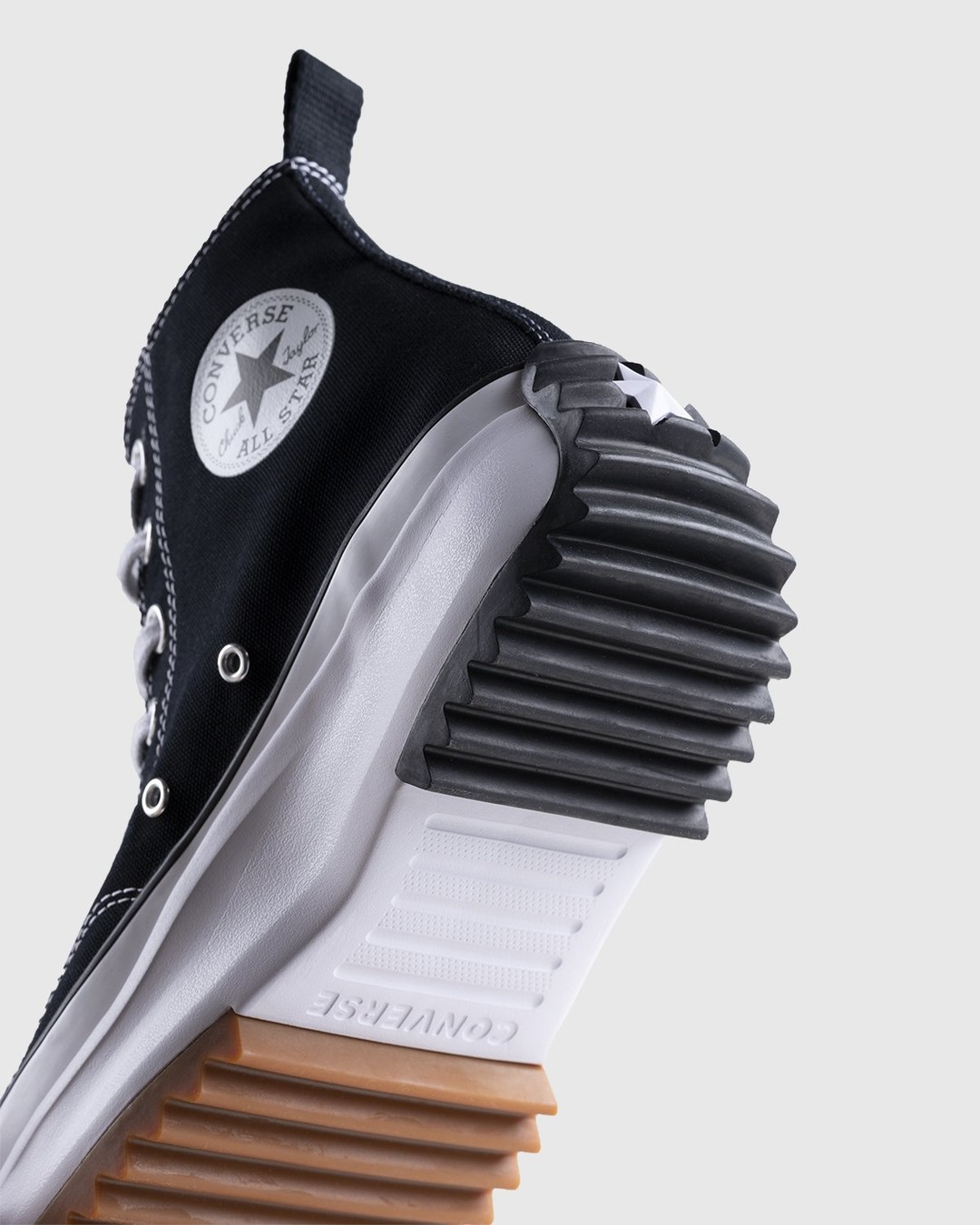 Converse Run Star Motion Platform Black White Gum Honey