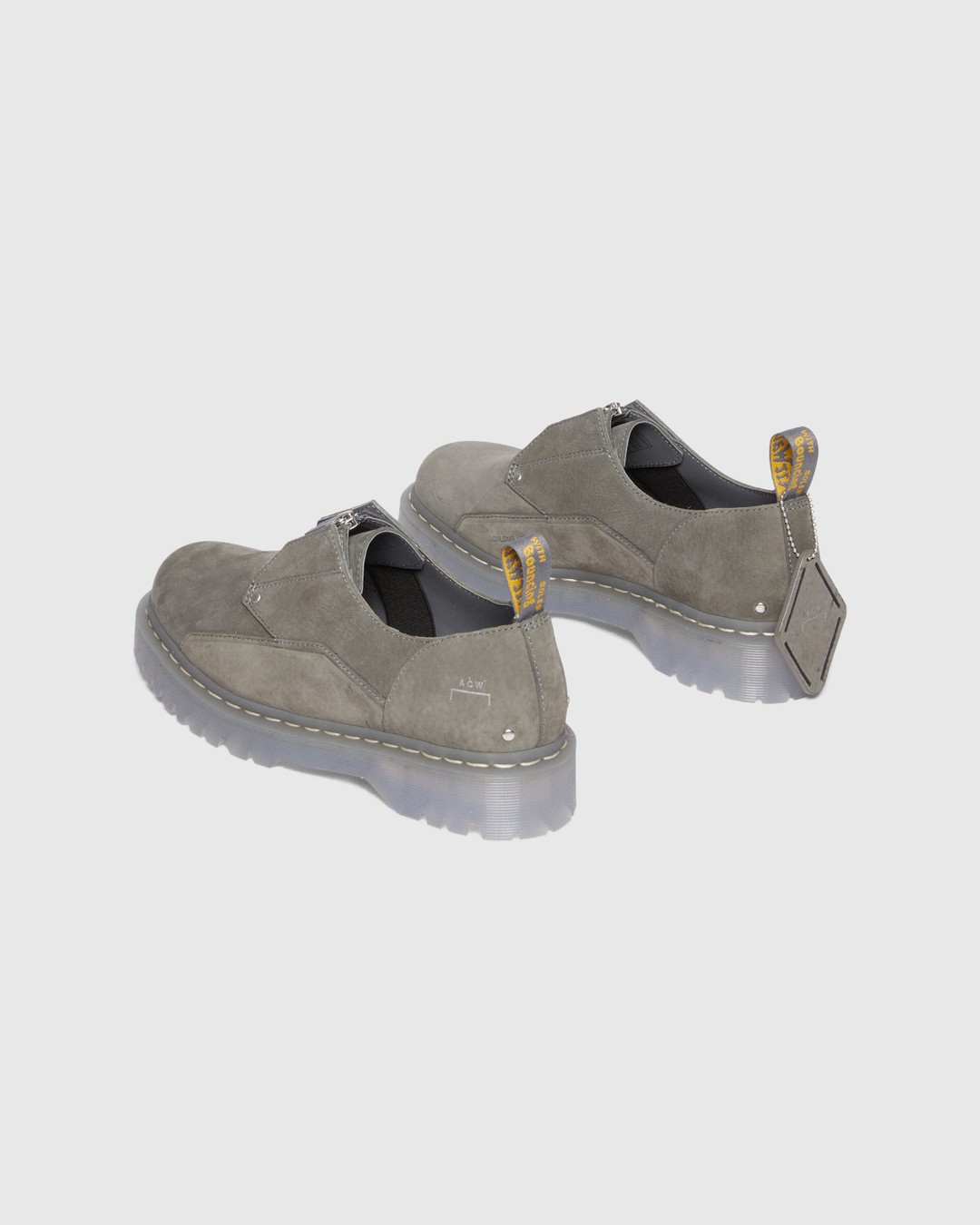 A-Cold-Wall* x Dr. Martens – 1461 BEX Low Mid Grey - Shoes - Grey - Image 2