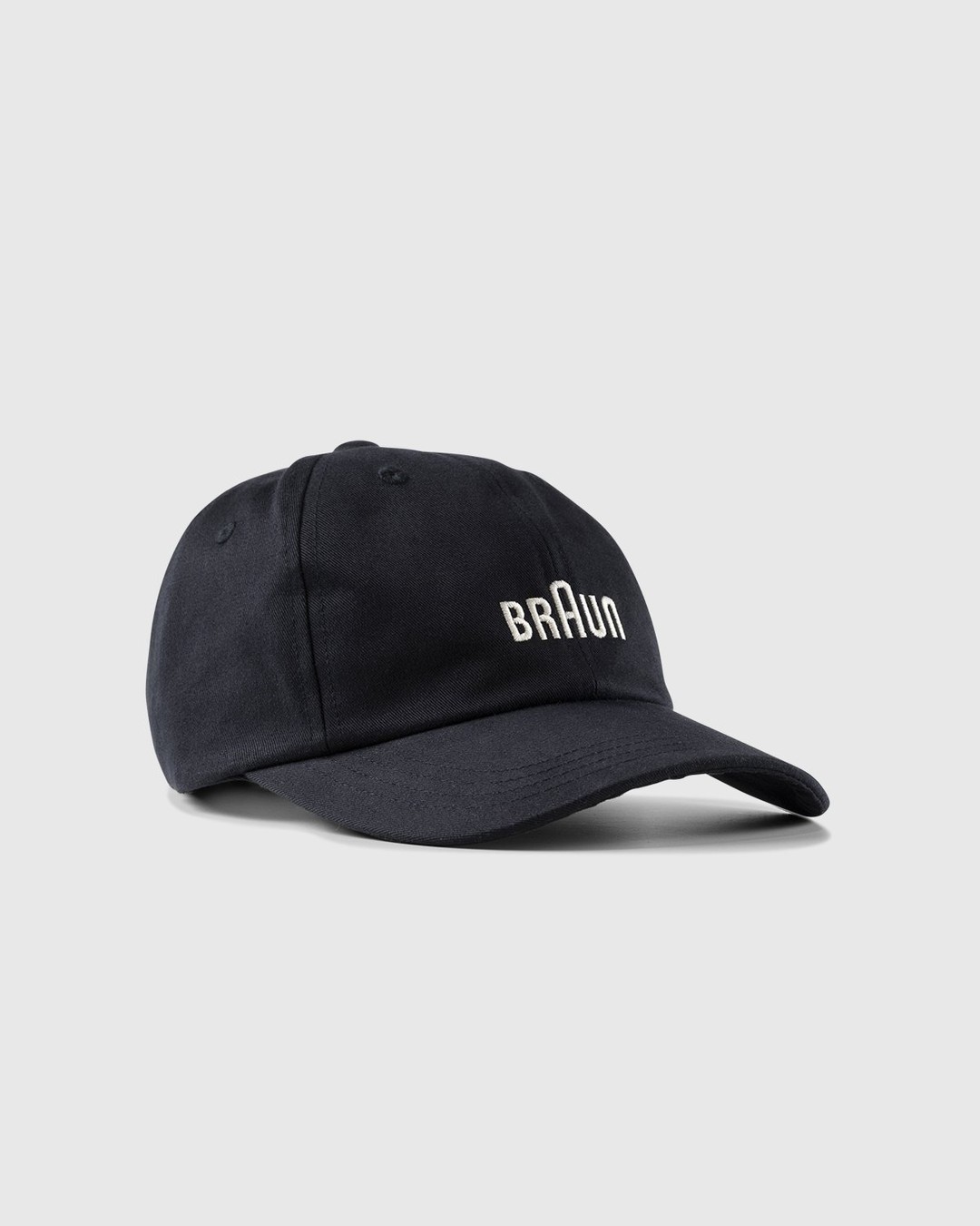 BRAUN x Highsnobiety – Logo Cap Black - Hats - Black - Image 1