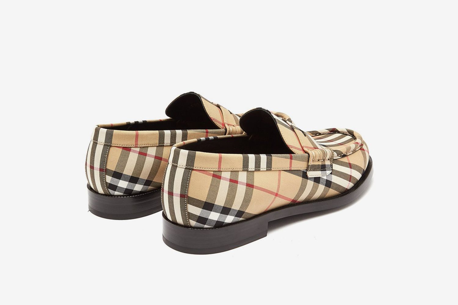 House Check Loafers
