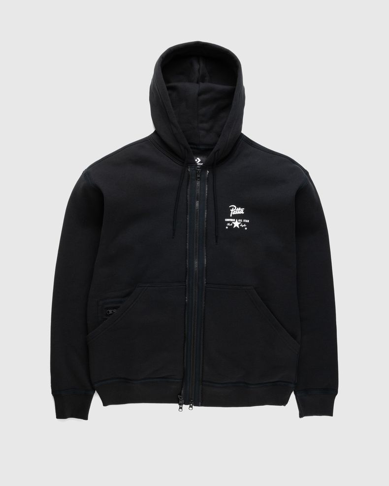 Patta x Converse – Utility Fleece Hoodie Black