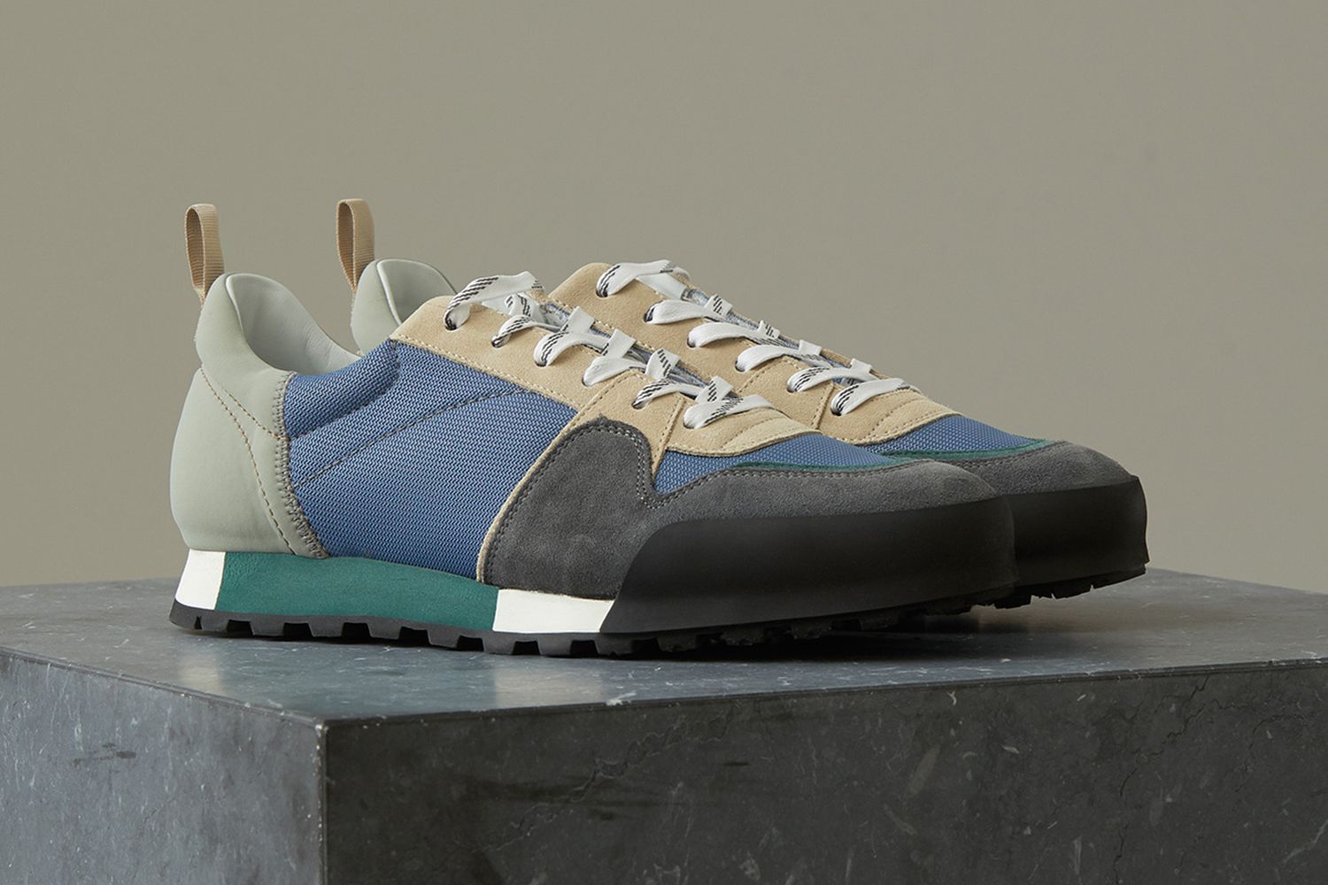 Material Mix Sneakers