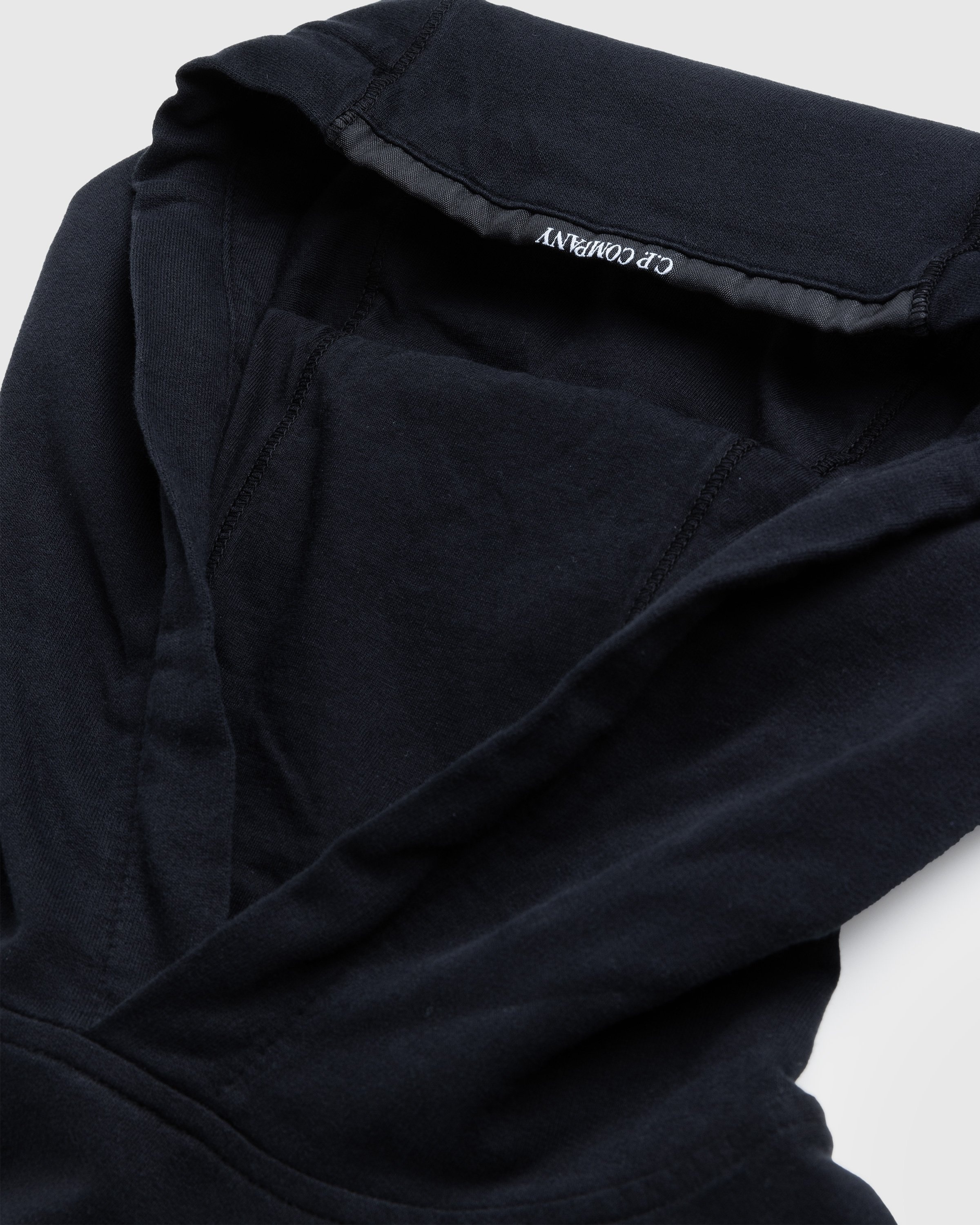Black cp company hoodie new arrivals