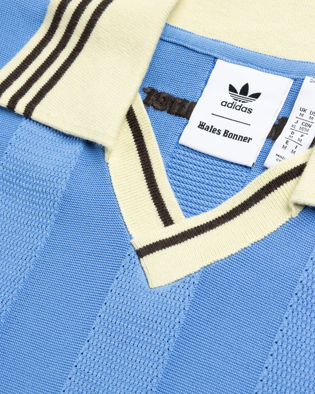 Adidas x Wales Bonner – Knit Football Long-Sleeve Lucky Blue - Longsleeves - Blue - Image 6