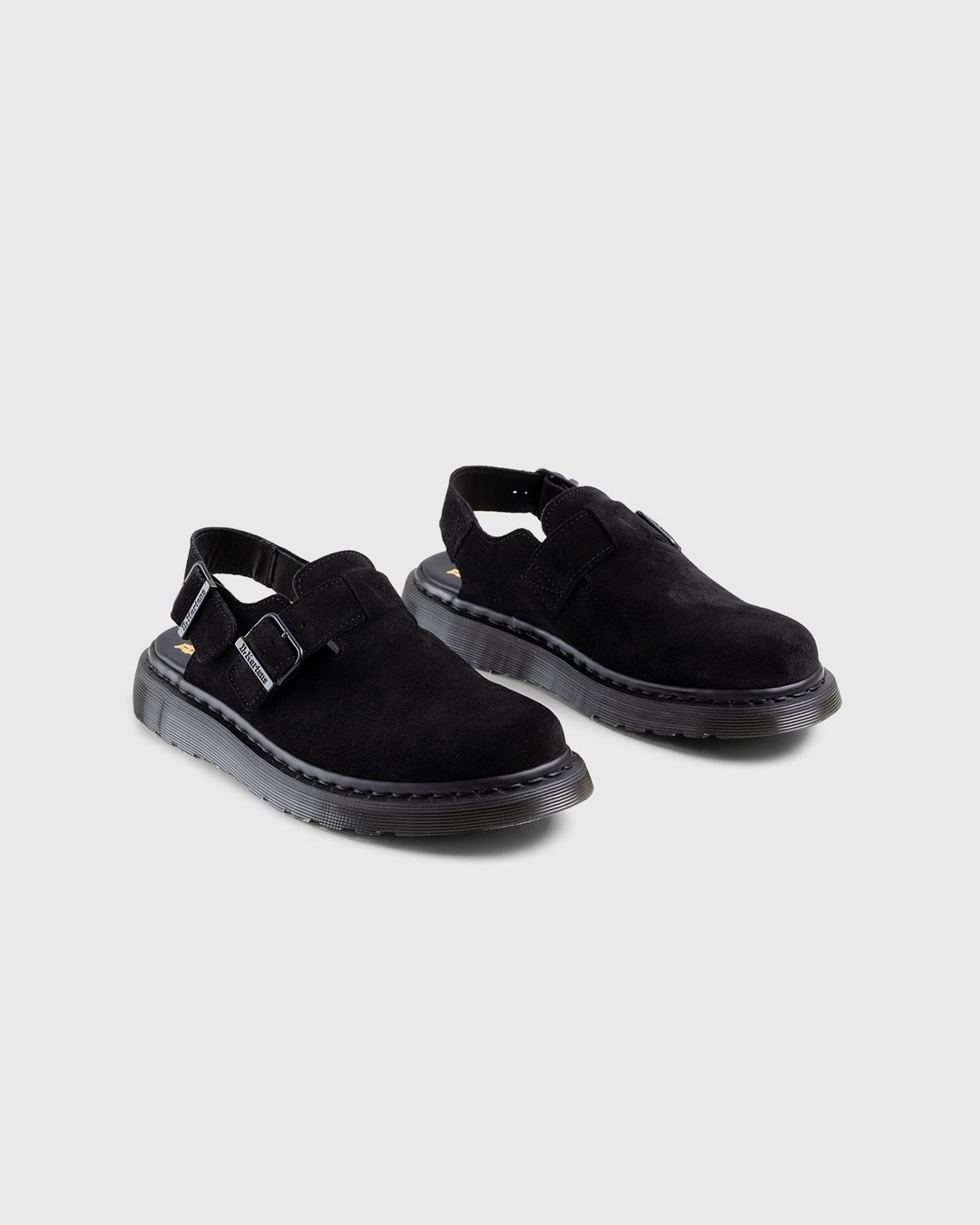 Dr. Martens – Jorge Black Repello Calf Suede - Sandals & Slides - Black - Image 3