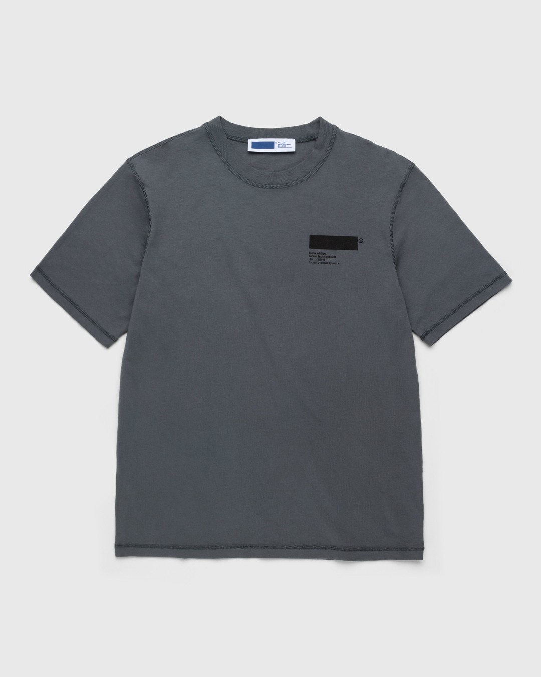 AFFXWRKS – Standardized T-Shirt Slate - T-Shirts - Blue - Image 1