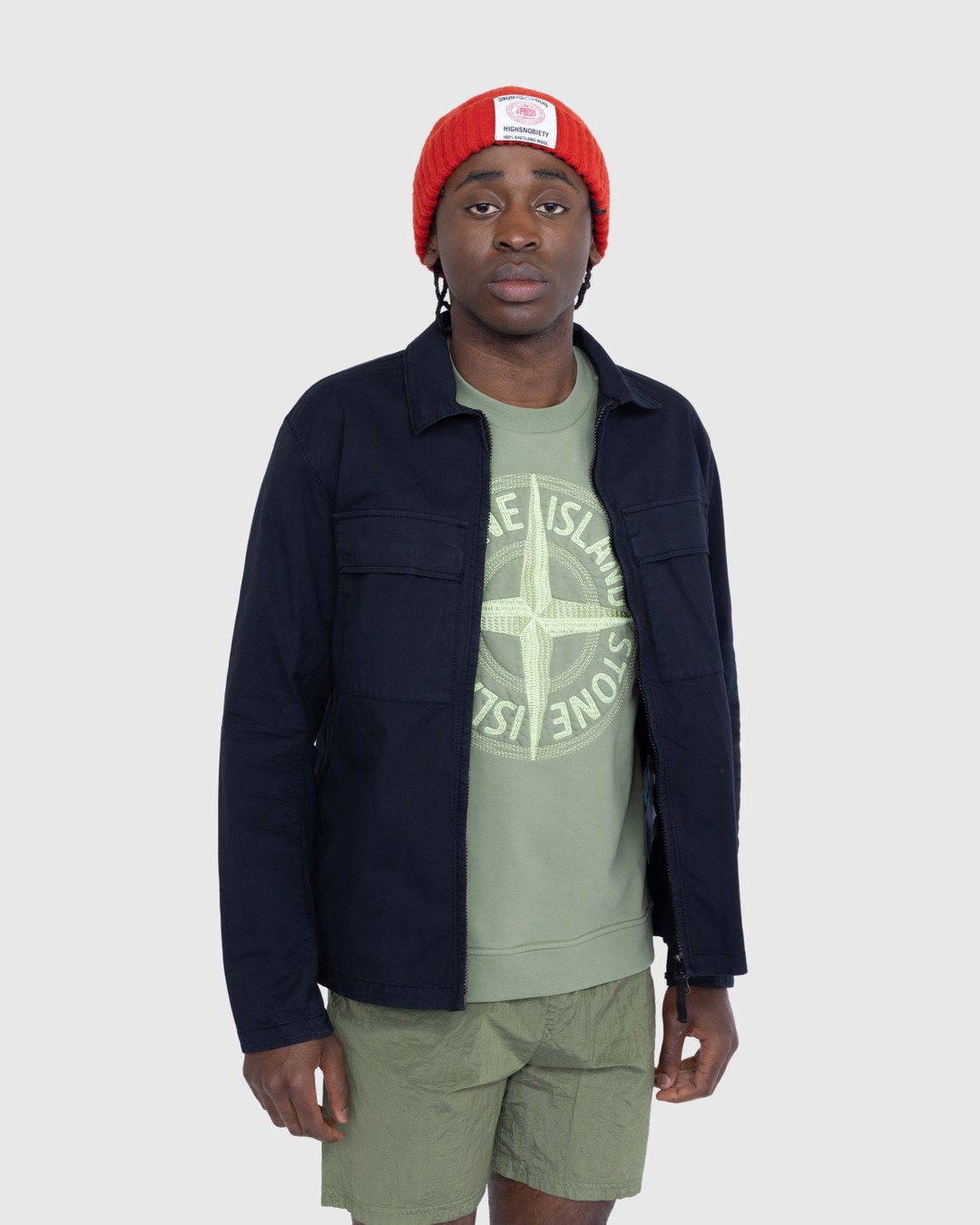 Stone Island – Overshirt Navy Blue 10210