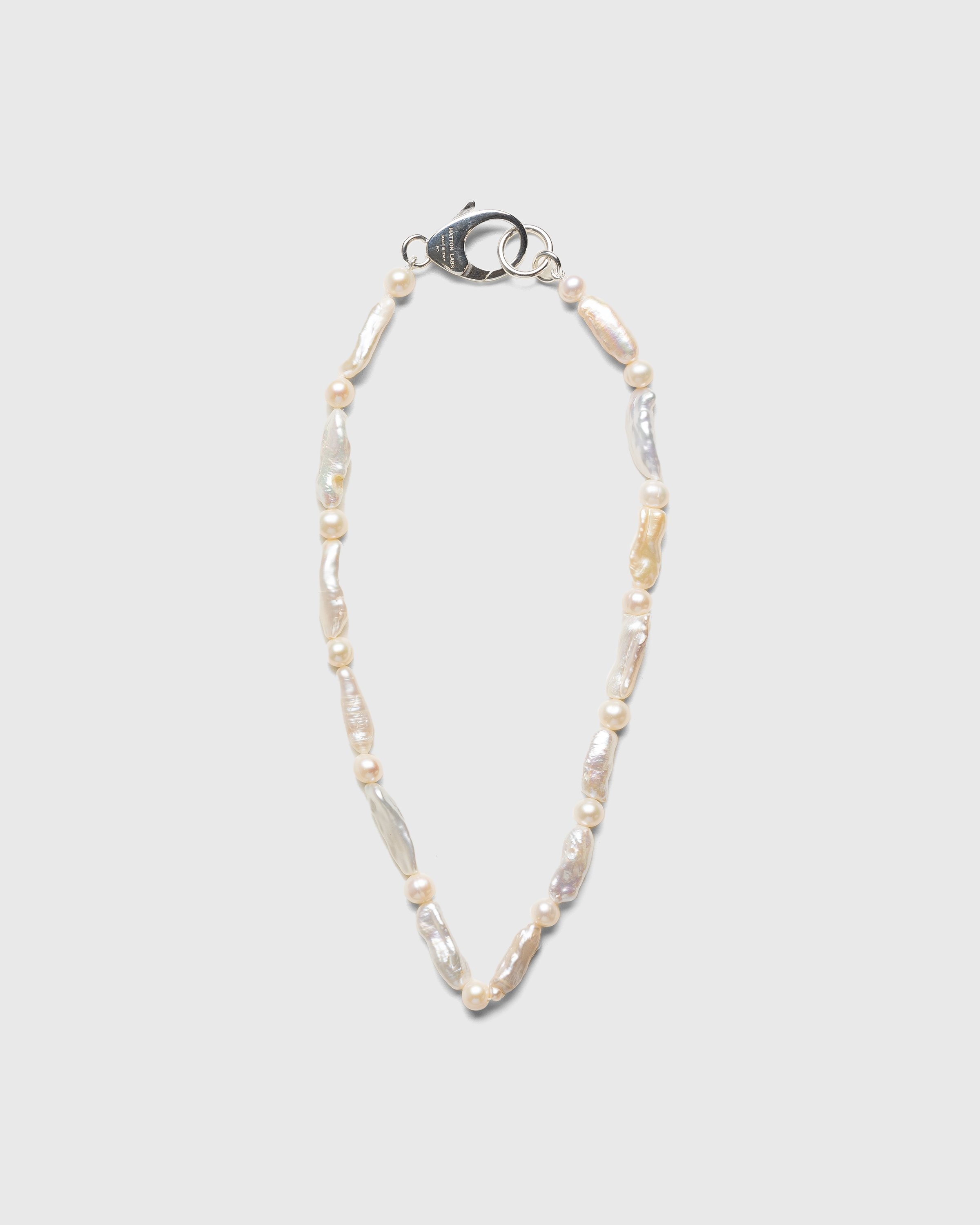 Hatton Labs – Baroque Pearl Chain Silver - Necklaces - Silver - Image 1