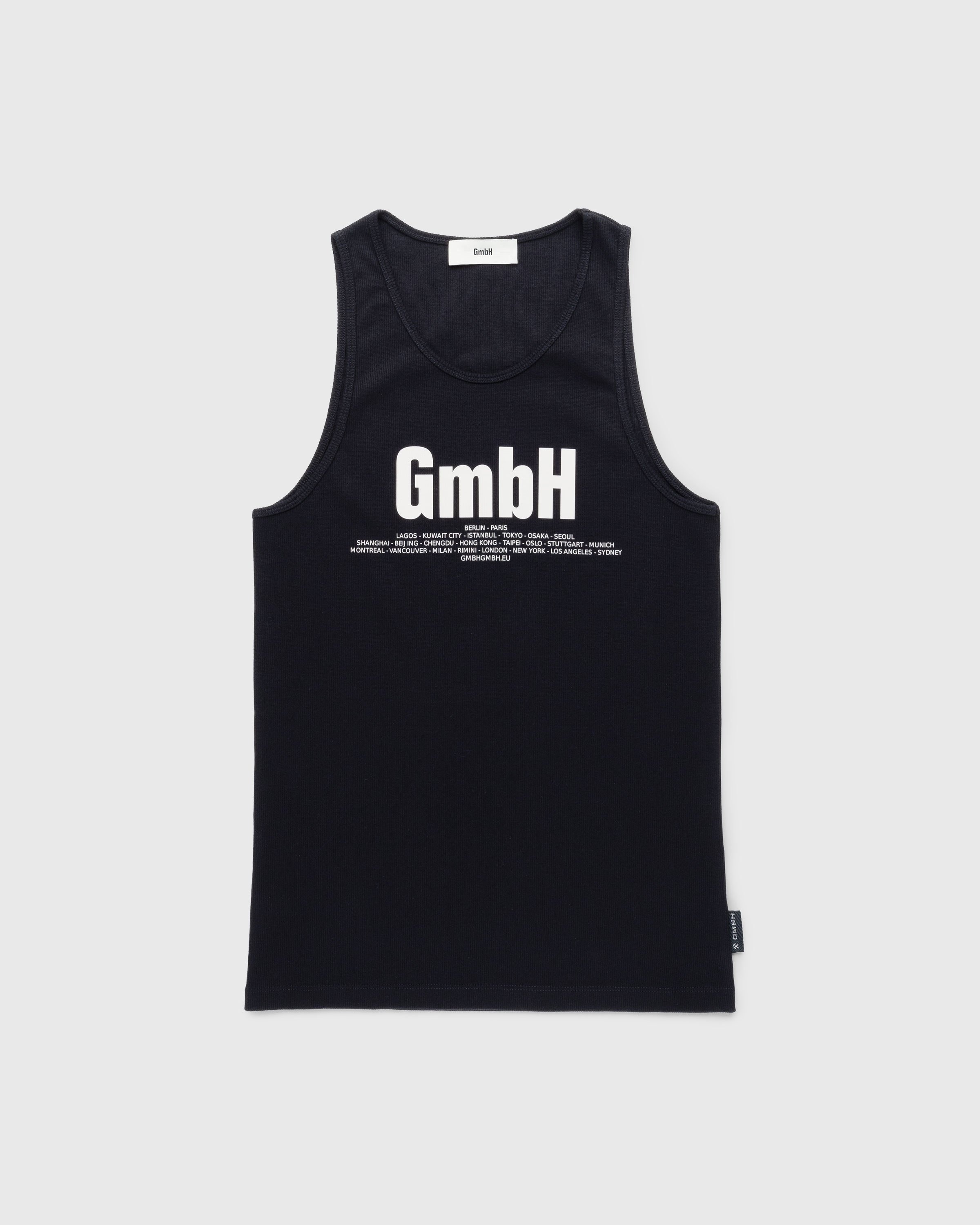 GmbH – Ali Tank Top Black - Men Tops - Black - Image 1