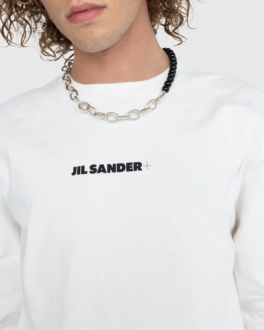 Jil Sander – Solidity Necklace 4 Silver/Black - Jewelry - Multi - Image 4