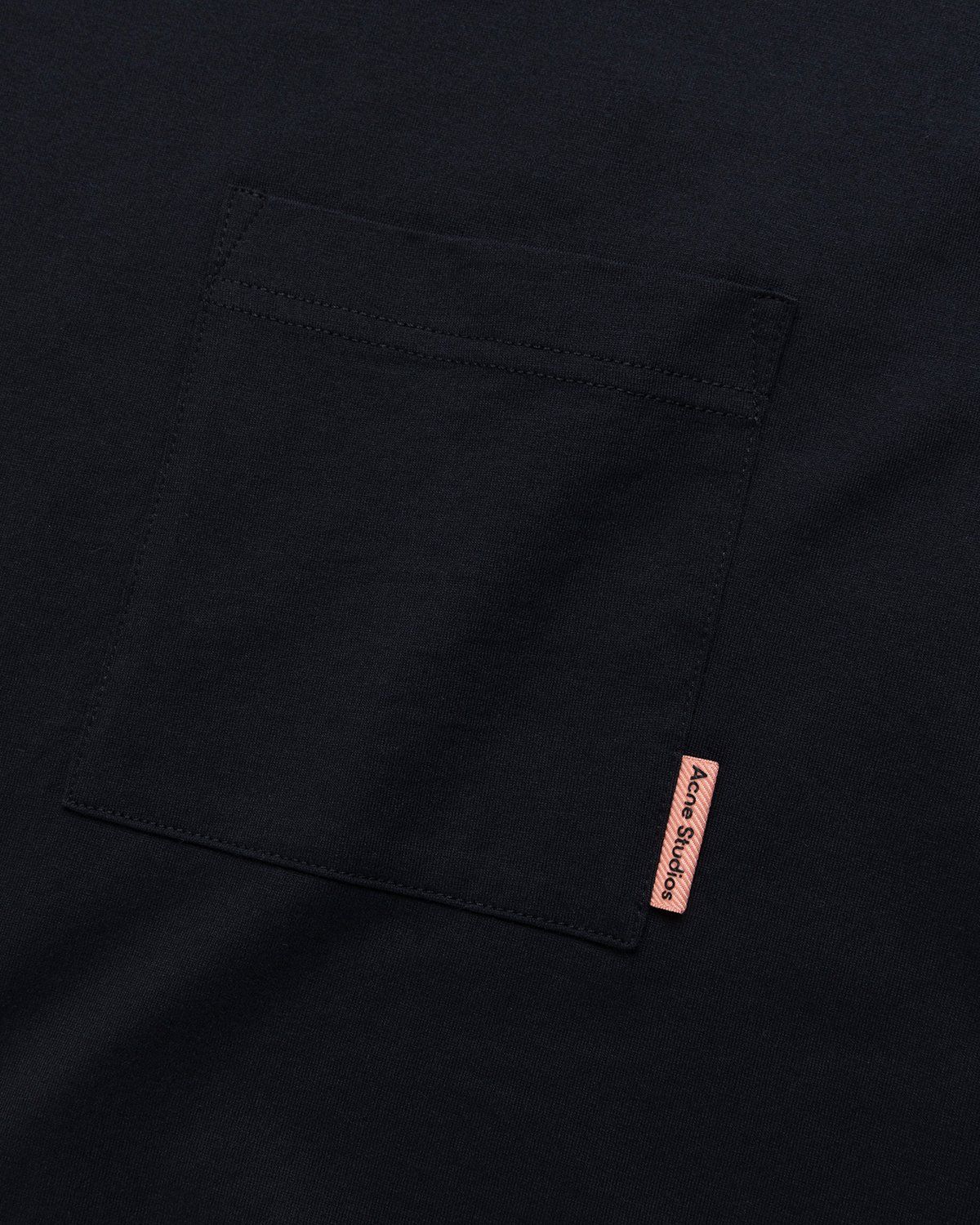 Acne Studios – Short Sleeve Pocket T-Shirt Black - T-Shirts - Black - Image 3