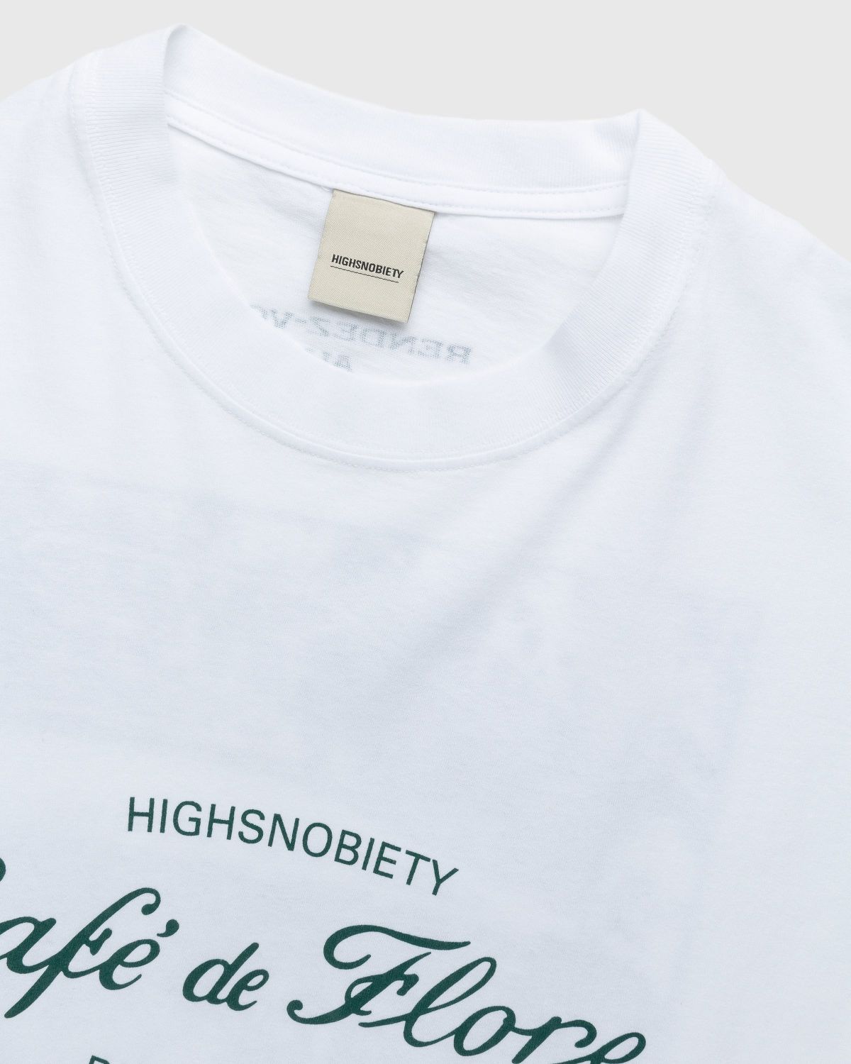 Café de Flore x Highsnobiety – Not In Paris 4 Storefront T-Shirt White - Tops - White - Image 3