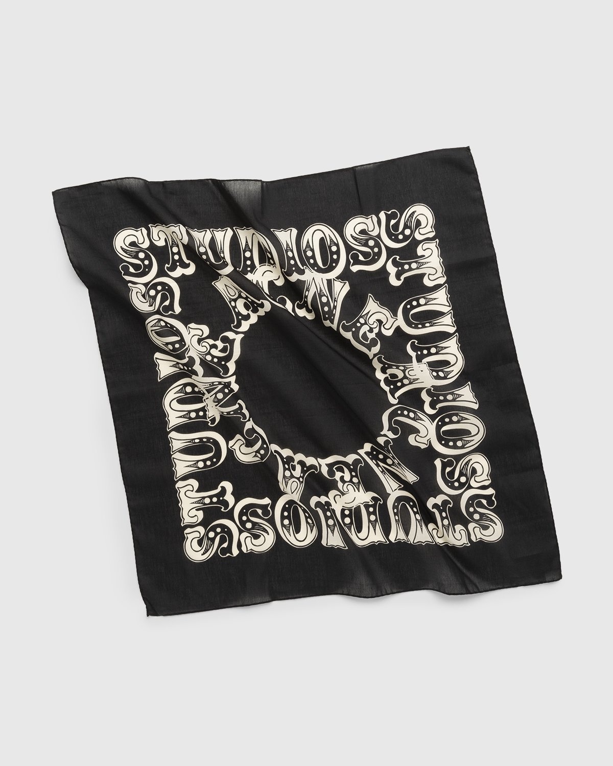 Acne Studios – Circus Font Scarf Black - Scarves - Black - Image 3