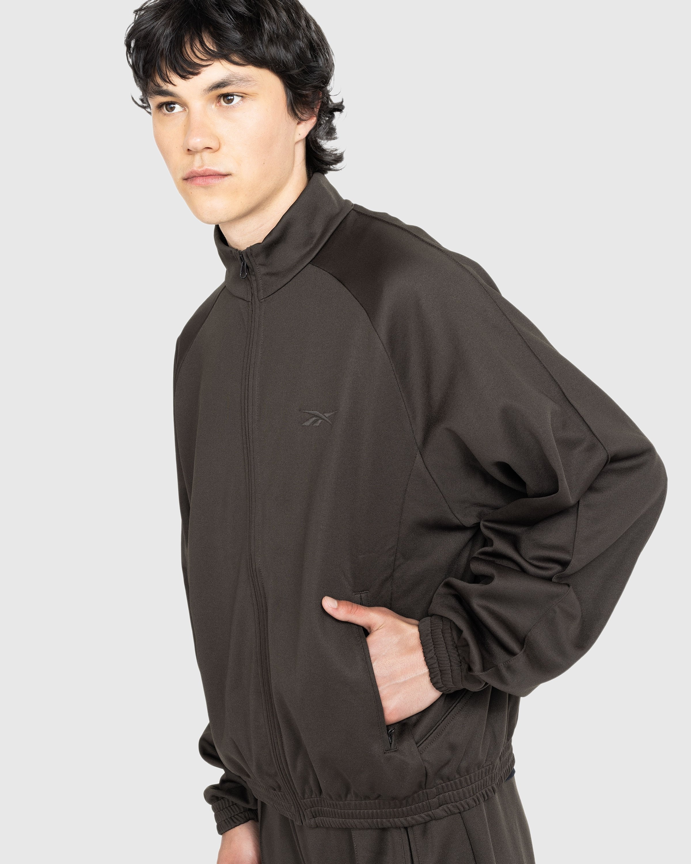Reebok track jacket top mens